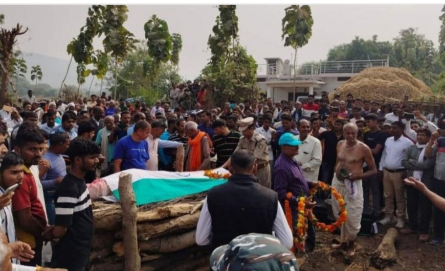 तेलंगाना सीआरपीएफ में पदस्थ जवान त्यौंथर के जैसा गांव निवासी थे, उपचार के दौरान हुई मौत